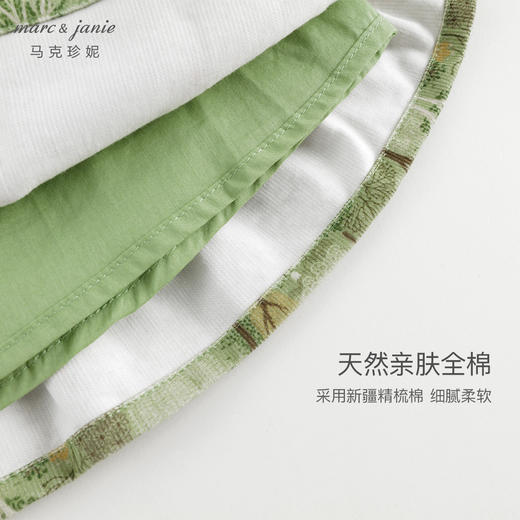 马克珍妮女童绿色丛林半身裙短裙儿童裙子2024年秋装新款241115 商品图4