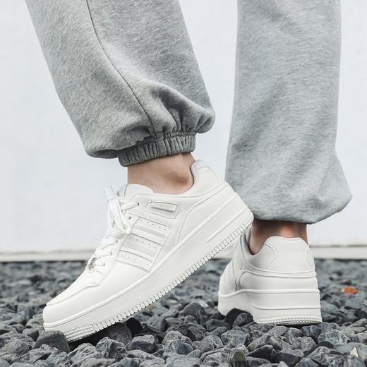 ZHR则则厚底板鞋女2024新款百搭情侣运动休闲鞋透气增高小白鞋女 商品图4
