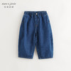 马克珍妮女童高街时尚牛仔裤休闲萝卜裤儿童裤子秋装新款241301 商品缩略图3
