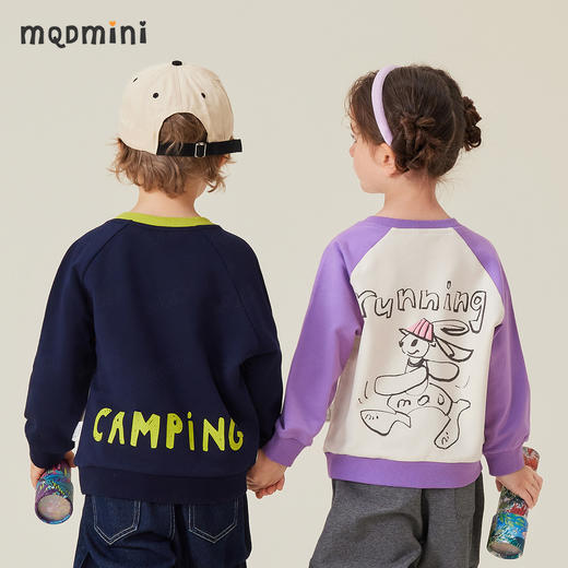 【5A抑菌】【90-140】【MQDmini】男女童春秋套头卫衣 商品图4