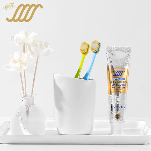 氟亚 FOYOHB 钻石牙膏 青柠薄荷味110g 商品图4