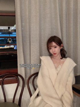 金蘑菇菇 海边集市 小婴驼 / 长短款 慵懒风毛衣大开衫