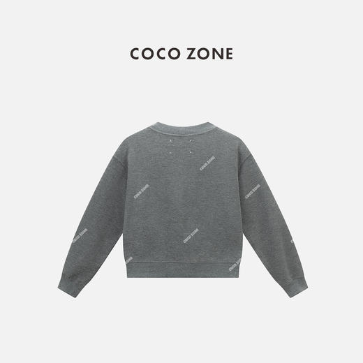 COCO ZONE  设计感V领长袖外套气质单排扣上衣CC1C1821 商品图1