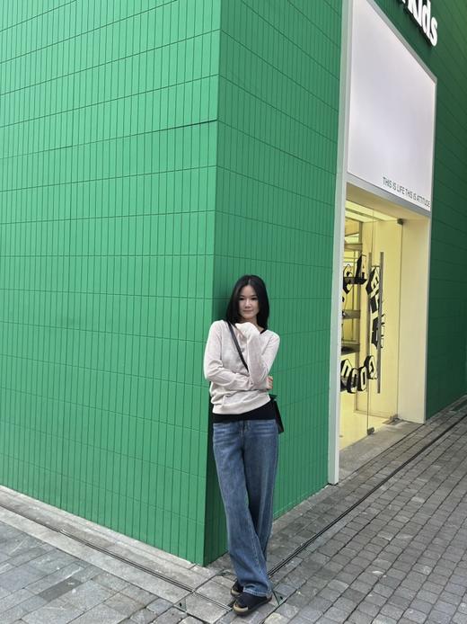 【包邮发顺丰】洛诗琳夏季新款柔软透气纯天然棉亲柔感阔腿直筒牛仔裤KTT326 商品图2