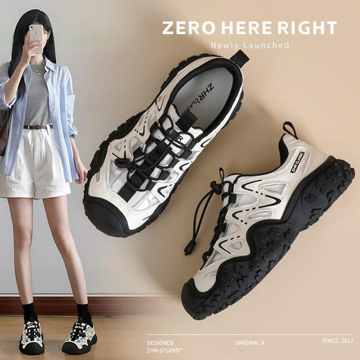 ZHR则则丑萌老爹鞋女2024新款夏季透气户外凉鞋徒步登山鞋运动鞋 商品图7