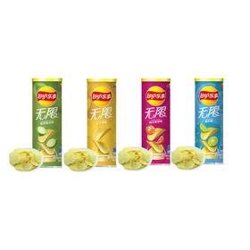 乐事无限薯片90g  原味青柠味黄瓜味浓番茄味