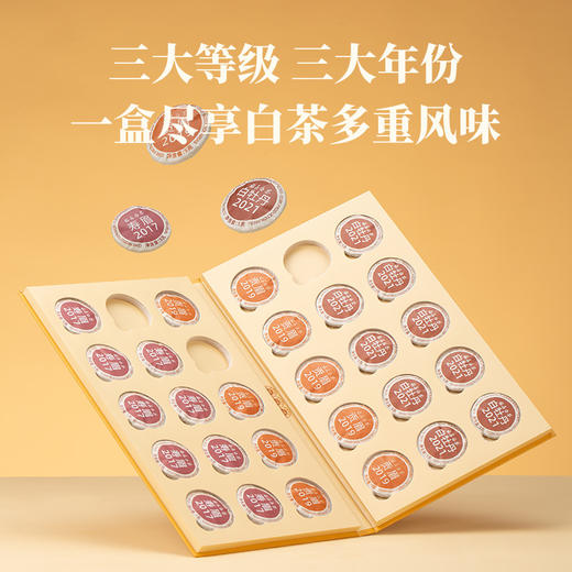 八马茶业 | 白里挑一福鼎白茶白牡丹贡眉寿眉组合装150g 商品图3