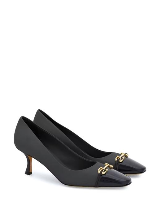 【特价商品不退不换】FERRAGAMO 菲拉格慕 高跟鞋女  0774955-001 黑色.【鞋底有膜，试穿小心】（暂无品牌物料包装） 商品图0