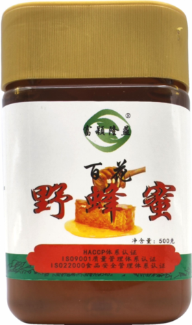 百花野蜂蜜	500g/瓶