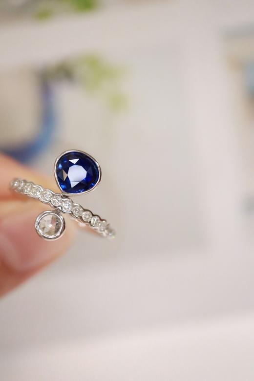 1.17ct 蓝宝石戒指 商品图3
