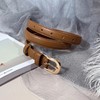 「19.9到手！三色可选」皮带棕色女士腰带女生夏季新款时尚裤带细韩版潮流牛仔裤配饰 商品缩略图1