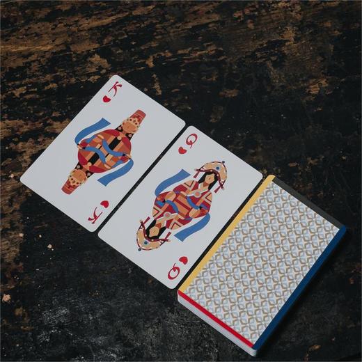 吉祥如意掼蛋扑克牌  经幡色彩金刚杵元素 好运连连 商品图0