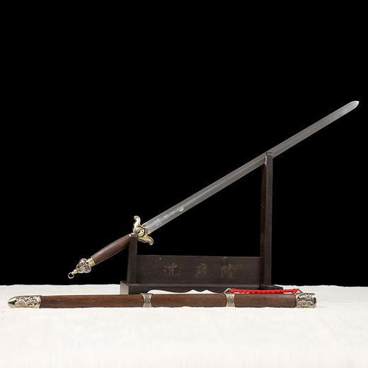 青铜阴阳太极剑 标准太极剑  正品沈广隆太极剑 龙泉沈广隆宝剑 sgl-8005 未开刃 商品图2
