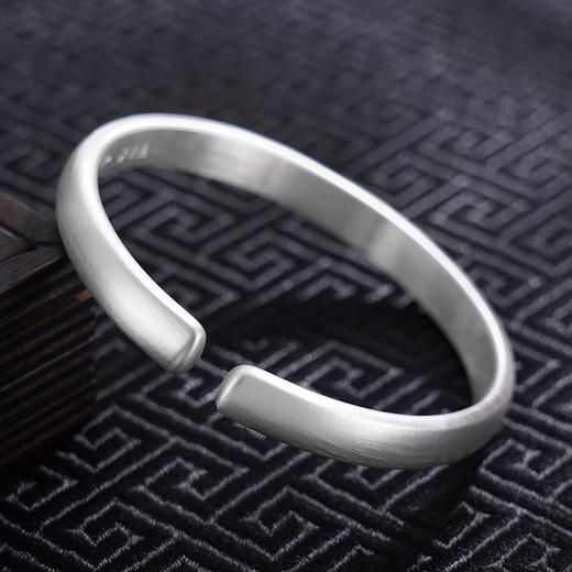 【银杏秋悟】子佩集S999银手工手镯原创设计【55071222】2407 商品图3