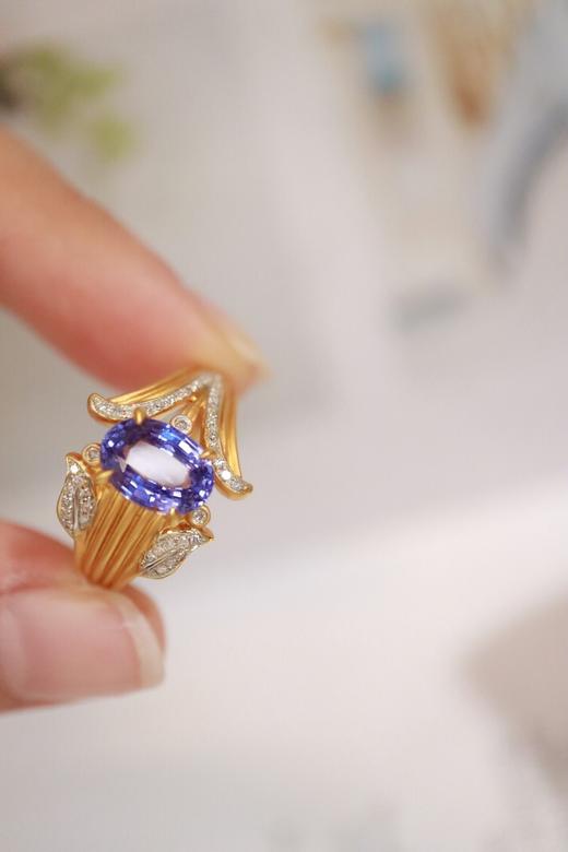 2.12ct 蓝宝石戒指 商品图3