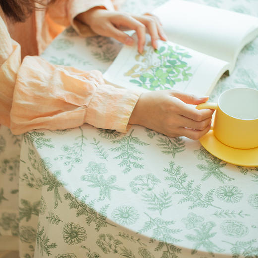 花漾雅韵系列圆桌布轻奢田园高级感家用复古高档台布 商品图1