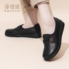 信诺真皮舒适妈妈鞋2024新款秋季中老年女鞋单鞋轻便软底奶奶皮鞋Q6801-15 商品缩略图2