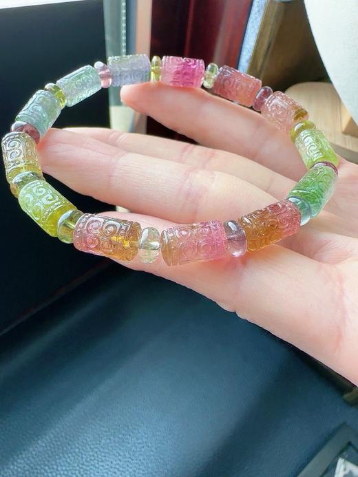 19.32g 雕刻碧玺手链 商品图6