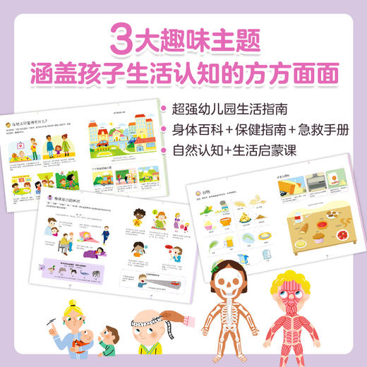 【多规格】拉鲁斯好奇心小百科（全3册，幼儿园+身体+农场） 商品图1