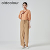 oldcolour21夏垂感直筒裤系带宽松休闲裤N21073179 商品缩略图3
