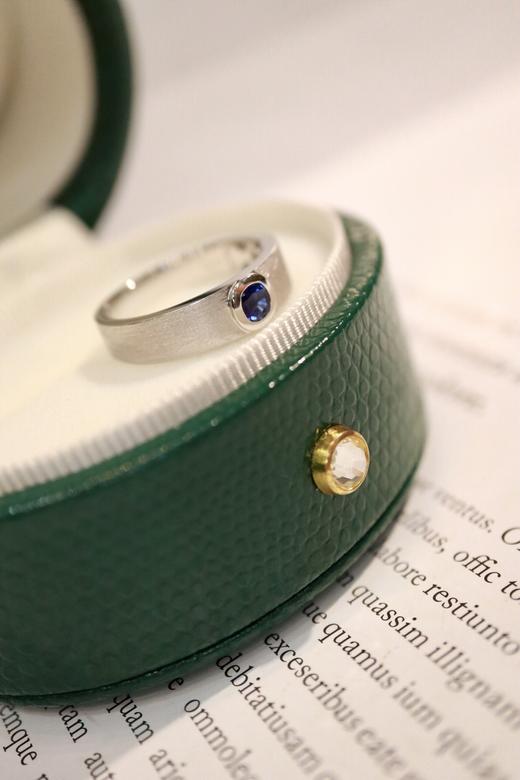 0.27ct 蓝宝石戒指 商品图4