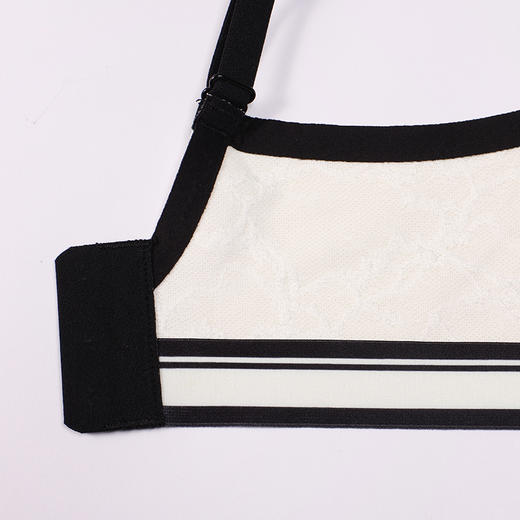 都市丽人内衣少女优选少女文胸蕾丝薄文胸3/4杯三排扣无钢圈BBT2U2 商品图7