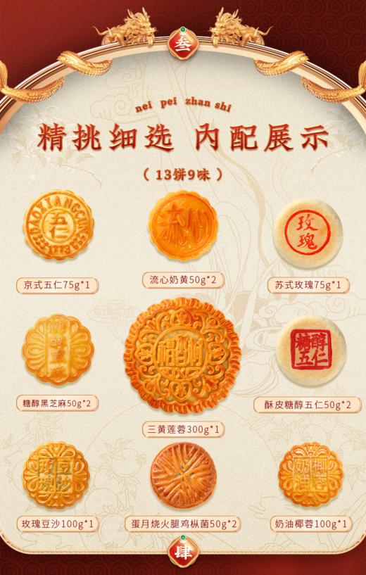 稻香村上品官礼月饼礼盒1050g 商品图3