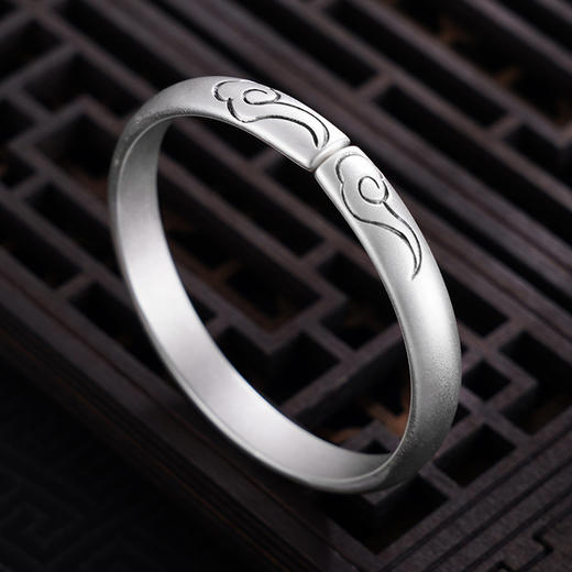 【祥云逸韵】子佩集S999银手工手镯原创设计【55081201】2407 商品图7