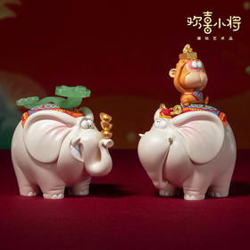 欢喜小将 封侯拜相 吉祥如意 潮玩艺术品创意礼物玩具桌面手办
