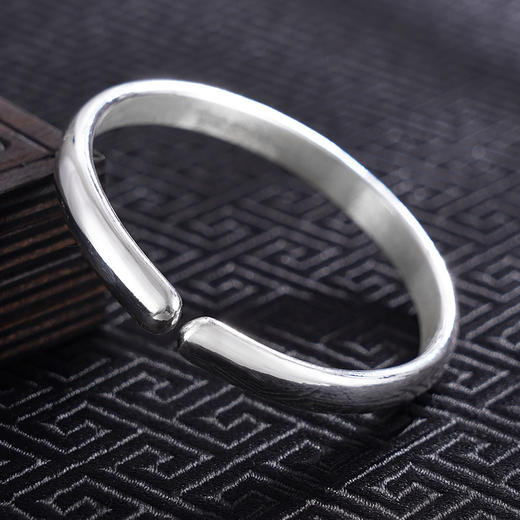【祥云轻笼】子佩集S999银手工手镯原创设计【55081115】2407 商品图2