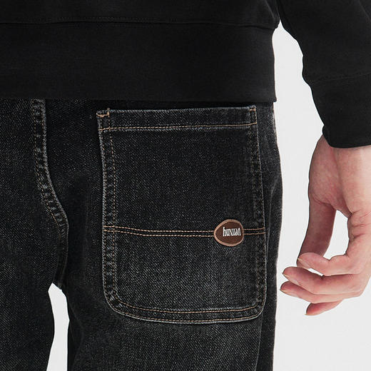 【秒杀专属】HX 春秋季水洗牛仔九分裤S210430002101 商品图9