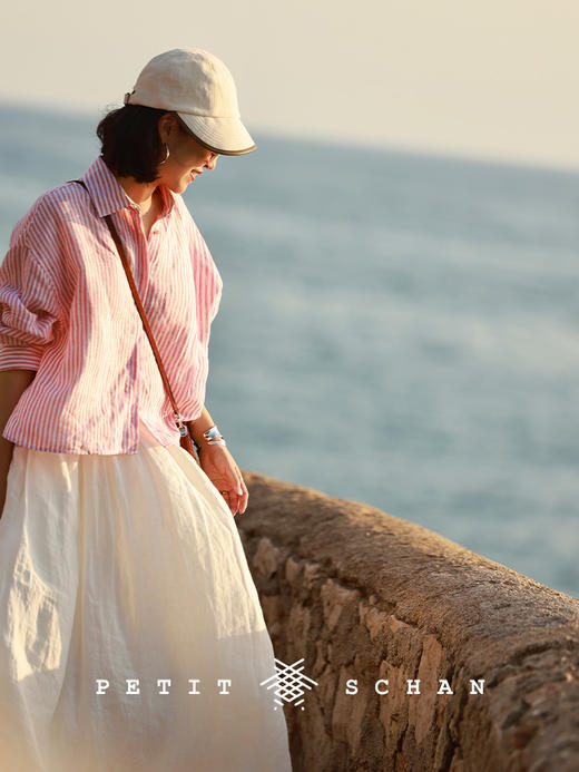 PETIT SCHAN小闪 #069 Spirited Away 千与千寻  法国进口精梳亚麻宽檐马术棒球帽 商品图6