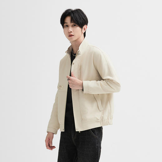 【断码清仓】HX 春秋季立领茄克衫外套S105433049101/02 商品图2