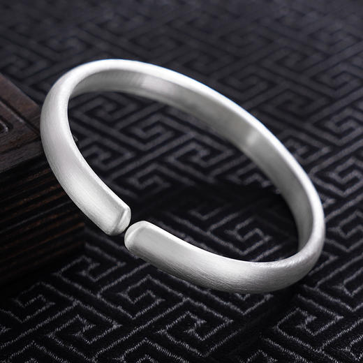 【祥云逸韵】子佩集S999银手工手镯原创设计【55081201】2407 商品图1