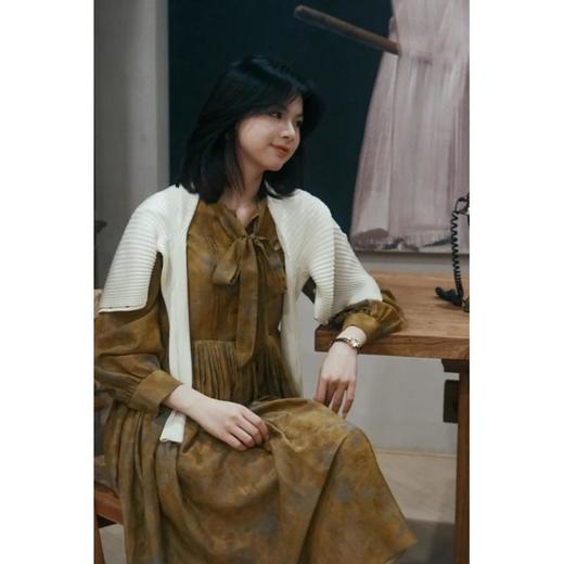 【包邮发顺丰】洛诗琳夏季新款复古油画气质真丝棉连衣裙KDL0665 商品图3