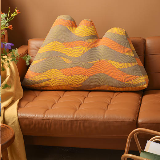 秋风麦浪系列假山床头靠垫软包大靠背榻榻米沙发卧室床靠枕护腰可拆洗 商品图2