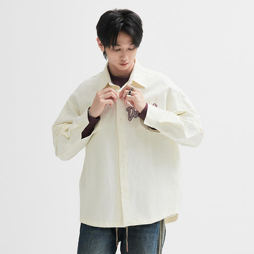 【新品上新】HX 春夏季翻领长袖衬衫C103430005101 商品图4