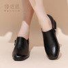 信诺 真皮舒适女鞋 2024新款秋季深口单鞋软底中跟中年妈妈鞋皮鞋Q2610-25 商品缩略图3