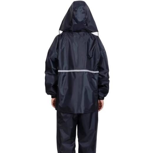 分体雨衣雨裤套装 1套 带反光条成人骑行摩托车电动车雨衣 工地劳保防汛抗洪雨衣 商品图2
