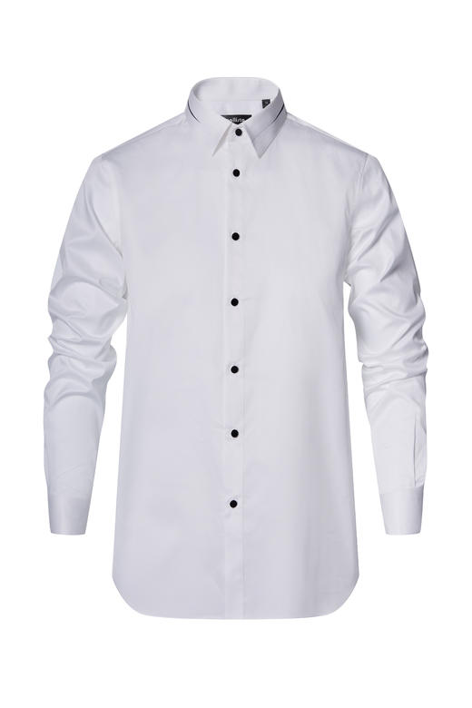 callisto白色纯棉休闲衬衫 商品图3