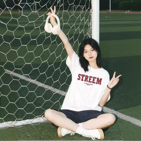 第2件0元！女短袖纯棉短袖t恤女夏季上衣2024新款白色正肩短袖女美式圆领T恤