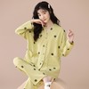 睡衣女秋季新款长袖薄款新款大码可爱女式可外穿学生春秋家居服套装V领 商品缩略图9