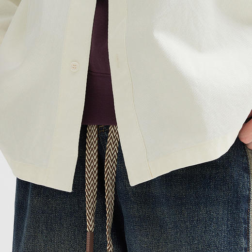 【新品上新】HX 春夏季翻领长袖衬衫C103430005101 商品图9