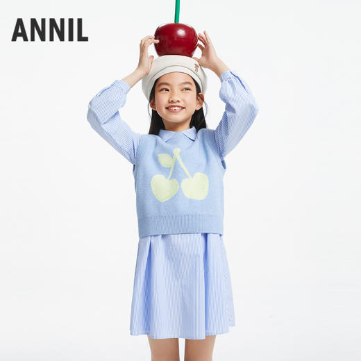 女童背心连衣裙套装新款安奈儿童装实体店同款AG433610 商品图1