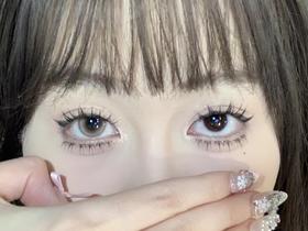 Puff girl半年抛美瞳 梦核落日 14.2mm