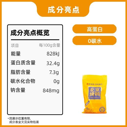 往来礼局 老北京烤鸭1060g 切片鸭肉+鸭架+甜面酱组合 北京特产伴手礼  （包装升级中，新老版包装随机发货） 商品图2