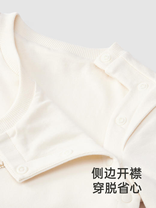 英氏婴儿哈衣秋季长袖弹力女童连身衣外出秋季新款YRHAJ3Q611A 商品图3