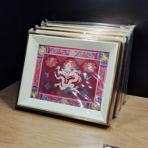 平安招财丝巾画 商品图1