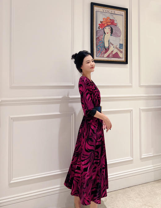 魏紫色连衣裙HJ3S50 商品图4