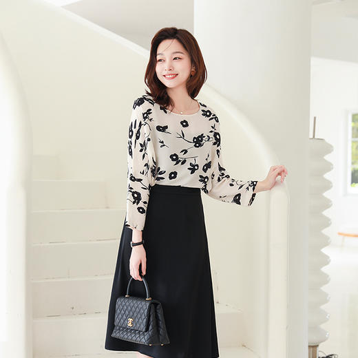 火桐hooton灯笼袖真丝衬衫 2288/2286 商品图8